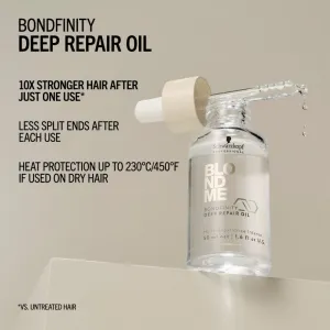 Schwarzkopf Professional Blondme Bondifity Deep Repair Oil výživný olej na vlasy 50 ml