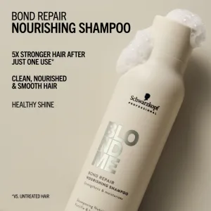 Schwarzkopf Professional Blondme Bond Repair Nourishing Shampoo intenzívne vyživujúci šampón pre blond vlasy 300 ml