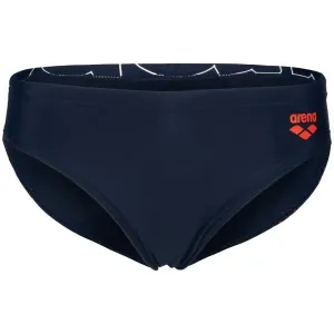 Arena boys swim brief graphic royal/fluo red 152cm