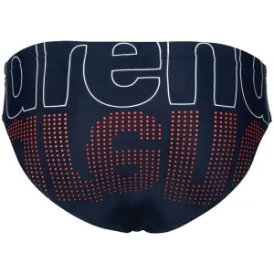 Arena boys swim brief graphic royal/fluo red 152cm