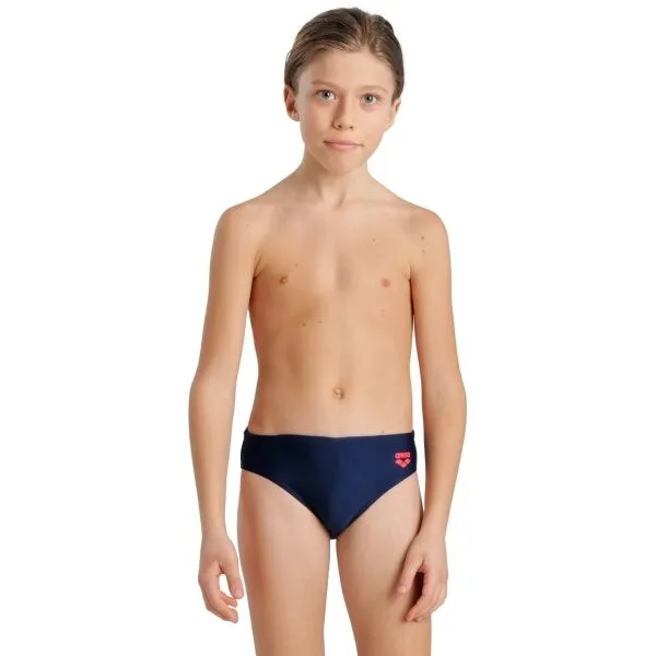 Arena boys swim brief graphic royal/fluo red 152cm