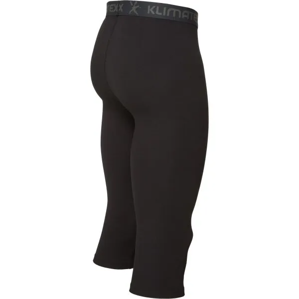 Klimatex DONER THERMOCOOL SOFT Pánske 3/4 spodky, čierna, veľkosť