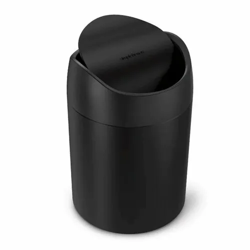 Simplehuman Odpadkový kôš na stôl MINI 1,5 l, čierna