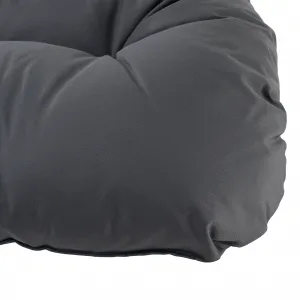 Ratanové kreslo, sivá, MAGAR