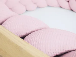 Benlemi Vaflový mantinel pletený do vrkoča z 3 prameňov Zvoľte farbu: Hnedá, Zvoľte rozmer: 350 cm (3,5 metra)