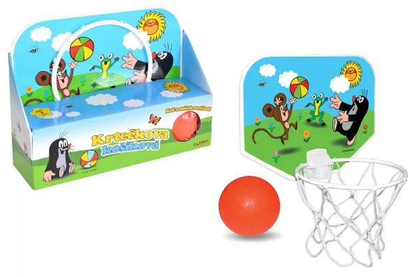 Krtko Kôš na basketbal 33x22cm plast v krabici