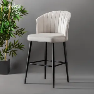 Bar Stool Set (2 Pieces) Rubi - Cream