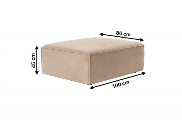 Hanah Home Taburet SORA 100 cm cappuccino