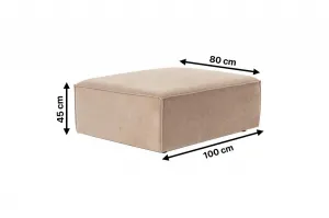 Hanah Home Taburet SORA 100 cm cappuccino