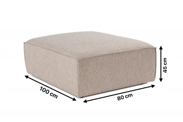 Puf Sora Pouffe - Sand Beige