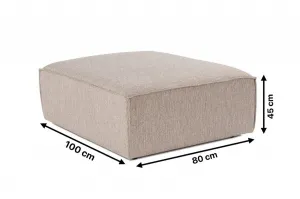 Puf Sora Pouffe - Sand Beige