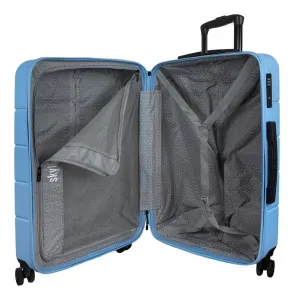 Stredný škrupinový kufor Skyline Goomera 4w M Blue