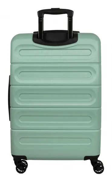 Veľký škrupinový kufor Skyline Goomera 4w L Green