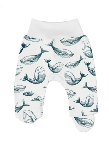 Dojčenské polodupačky WHALES