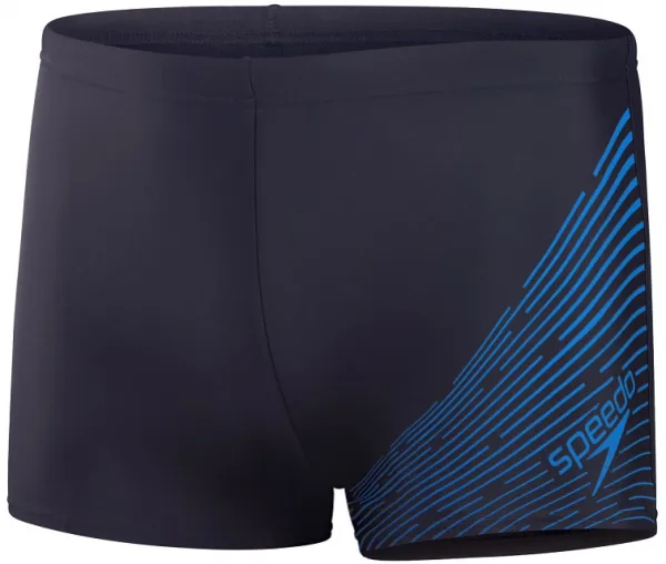 Speedo medley logo aquashort true navy/true cobalt s - uk32