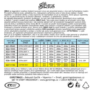 Gorstrings Sirius Gold SG7-1152