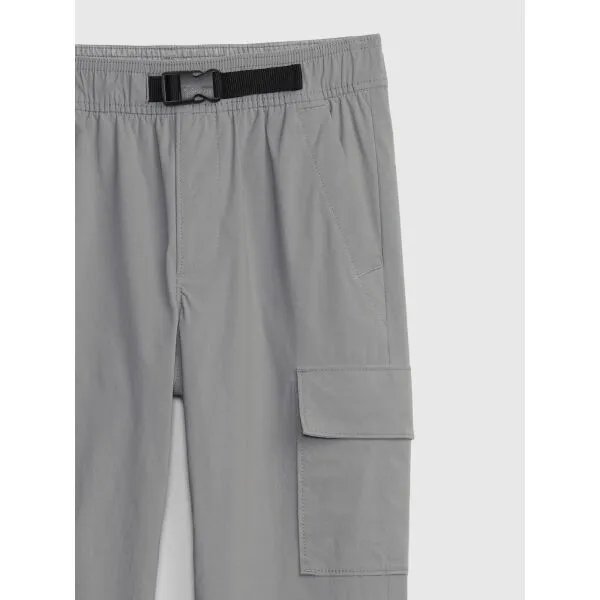 GAP HYBRID LINED CARGO Chlapčenské nohavice, sivá, veľkosť