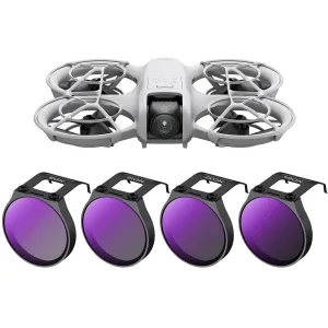 K&F Concept K&F DJI NEO 4ks sada filtrov (ND8+ND16+ND32+ND64) objektív pre drony DJI, HD, jednostranný antireflexný 37522