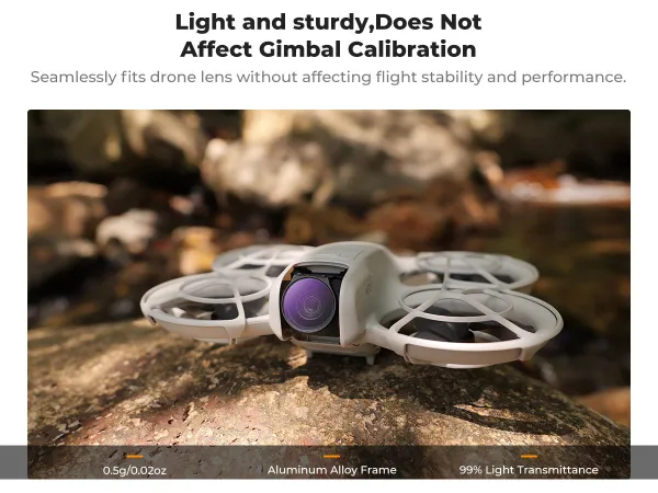 K&F Concept K&F DJI NEO 4ks sada filtrov (ND8+ND16+ND32+ND64) objektív pre drony DJI, HD, jednostranný antireflexný 37522