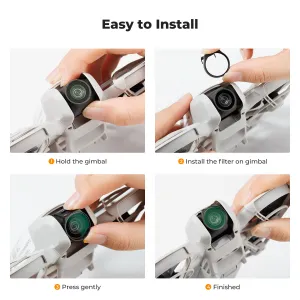 K&F Concept Objektív K&F DJI NEO filter (CPL) pre drony DJI, HD, jednostranná antireflexná zelená fólia, vodotesná 37433