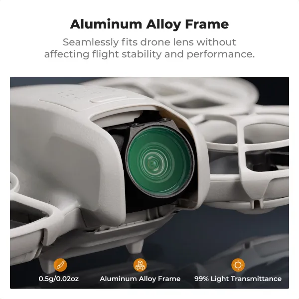 K&F Concept Objektív K&F DJI NEO filter (CPL) pre drony DJI, HD, jednostranná antireflexná zelená fólia, vodotesná 37433