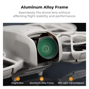 K&F Concept Objektív K&F DJI NEO filter (CPL) pre drony DJI, HD, jednostranná antireflexná zelená fólia, vodotesná 37433