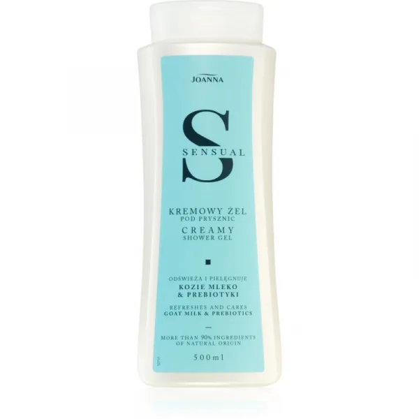 Joanna Sensual Creamy Shower Gel sprchový gél Goat Milk & Prebiotics 500 ml