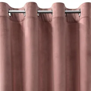 Hotový záves D91 ROSA tmavoružový - na priechodkách