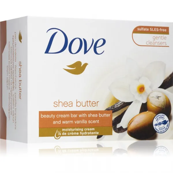 Dove Purely Pampering Shea Butter & Vanilla krémová tableta na umývanie 90 g