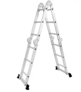 JAKS Kĺbový hliníkový rebrík 4 x 3 priečky