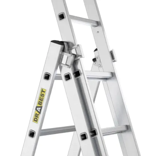 JAKS Multifunkčný hliníkový rebrík 3 x 8 priečok