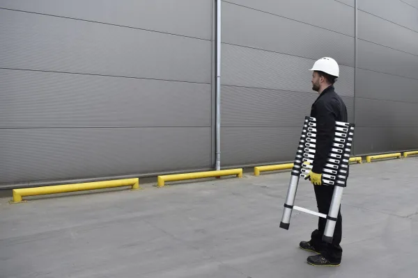 JAKS Teleskopický hliníkový rebrík 380 cm