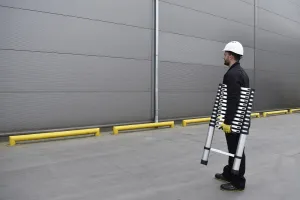 JAKS Teleskopický hliníkový rebrík 380 cm