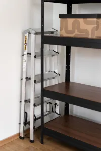 JAKS Obojstranný schodíkový rebrík 2 x 5 priečok DD5