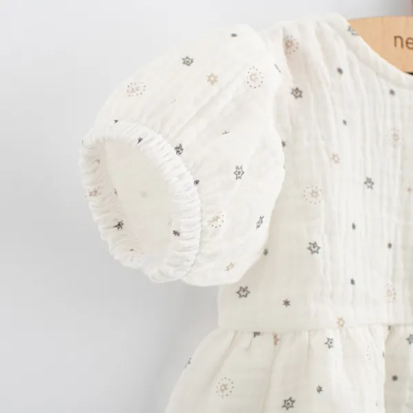 Dojčenské mušelínové šaty New Baby Zora 56 (0-3m)
