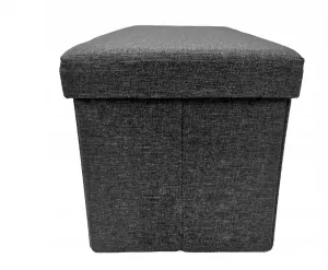 Kontrast Taburet Skora Duo sivý