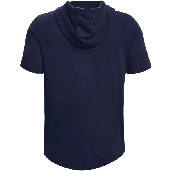 Under Armour RIVAL TERRY LC SS HD Pánska fitness mikina, tmavo modrá, veľkosť