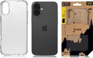 Tactical TPU Plyo Kryt pro Apple iPhone 16 Plus Transparent
