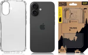 Tactical TPU Plyo Kryt pre iPhone 16, Transparentný