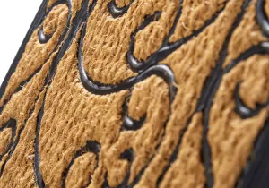 Rohožka Mix Mats ornament, béžová / čierna