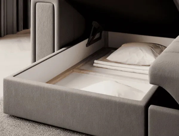 ArtElta Rohová sedacia súprava BLENVI | univerzálna Farba: Monolith 84