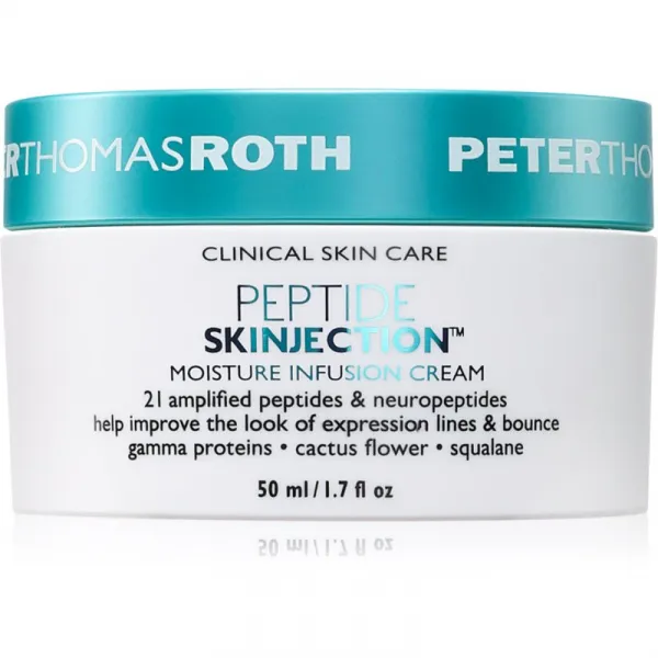 Peter Thomas Roth Peptide Skinjection™ Moisture Infusion Cream Refillable vyhladzujúci hydratačný krém s peptidmi plniteľný 50 ml