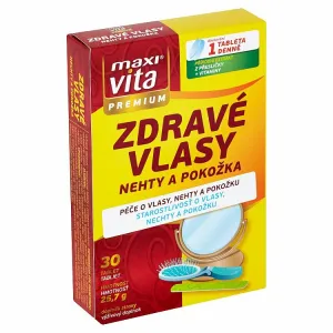 MaxiVita Premium Zdravé vlasy, nechty a pokožka 30 tabliet 25,7 g
