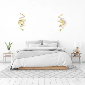 TooLight Nástenná lampa LED SPRING APP827-W zlatá