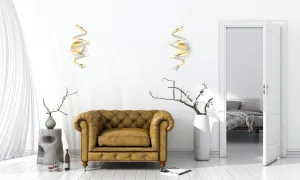 TooLight Nástenná lampa LED SPRING APP827-W zlatá