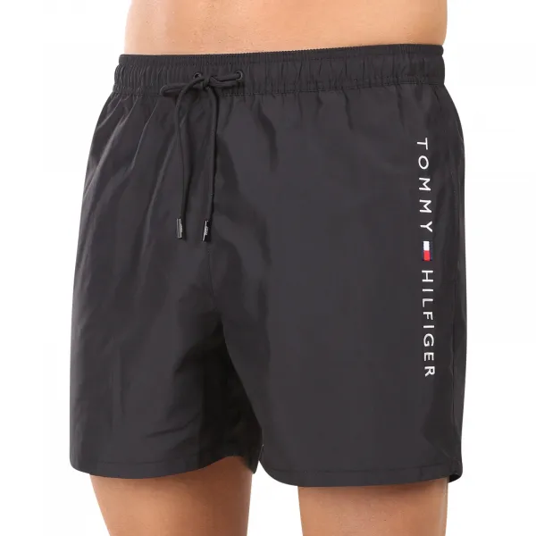 Pánske plavky Tommy Hilfiger čierné (UM0UM03258 BDS) M