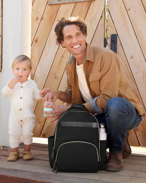 SKIPHOP Prebaľovacia taška-batoh Skip Hop Envi-Luxe Black