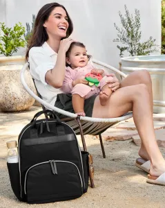 SKIPHOP Prebaľovacia taška-batoh Skip Hop Envi-Luxe Black