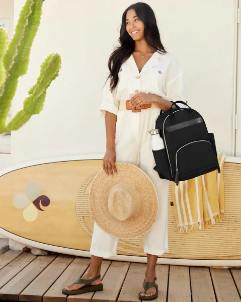 SKIPHOP Prebaľovacia taška-batoh Skip Hop Envi-Luxe Black