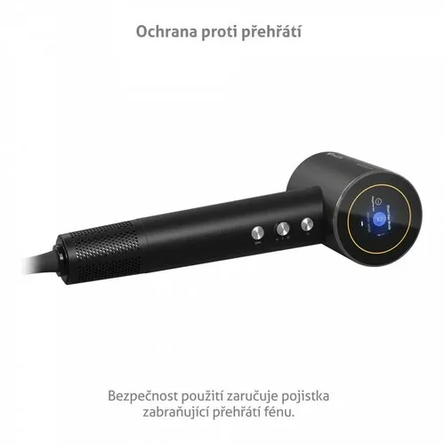 Fén TrueLife s ionizátorom a technológiouUltrasoni c D9, čierny